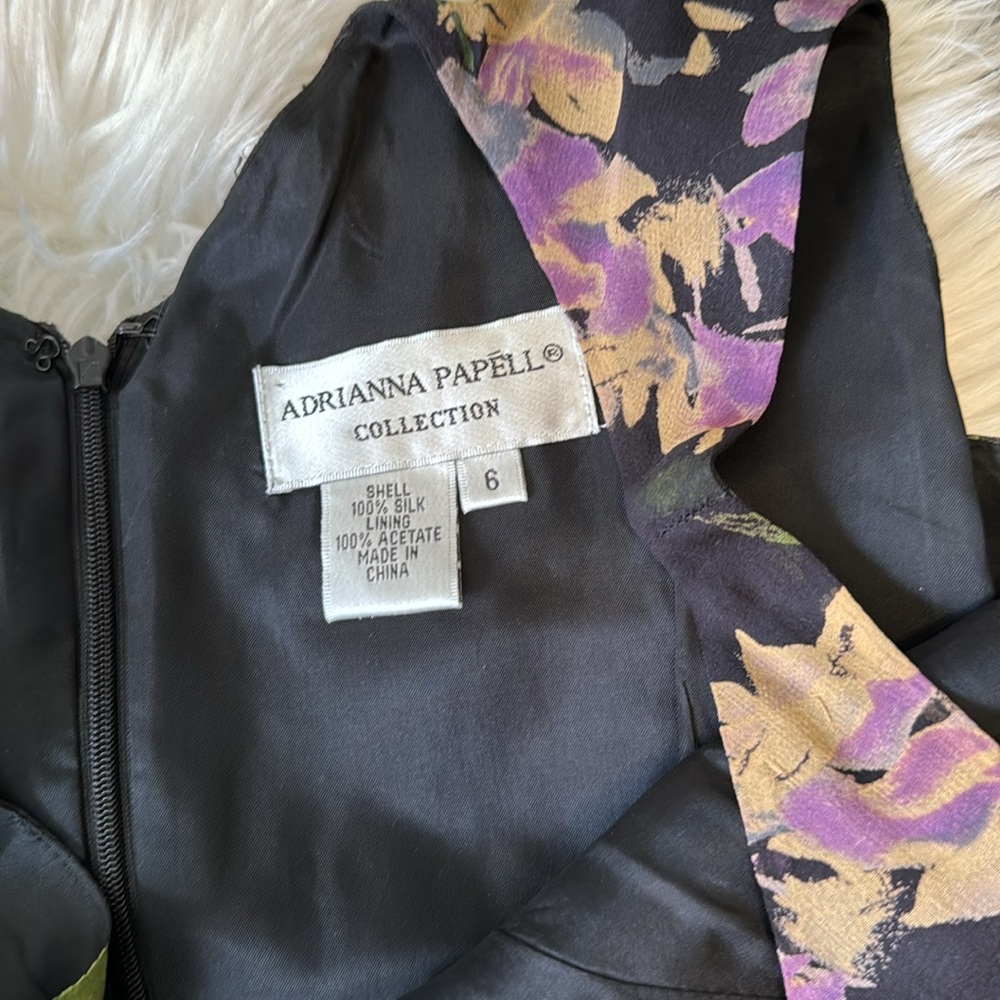 A D R I A N N A P A P E L L Silk Midi Dress - image 3